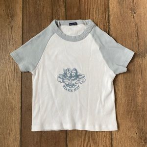 Brandy Melville Light Blue Heaven Sent Top